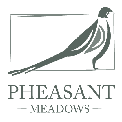 Pheasant Meadows new homes for sale light logo