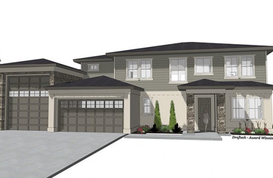 Sterling Heights Residence 6 Modern Floorplan by Top Builder